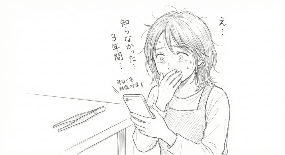 骨取り魚の無塩冷凍を知らなかった私が、3年間いかに損をしていたか