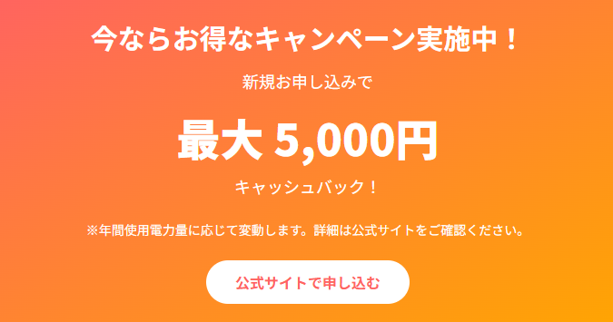 リボンエナジーのキャンペーン