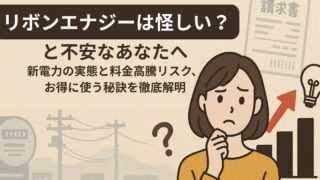 「リボンエナジーは怪しい？」と不安なあなたへ。新電力の実態と料金高騰リスク、お得に使う秘訣を徹底解明