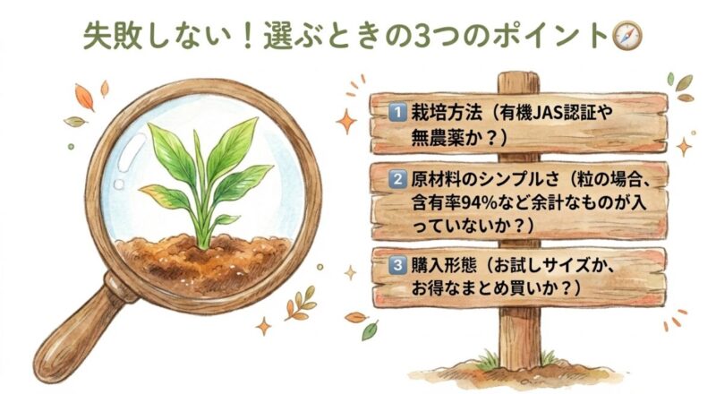 屋久島 春ウコンを選ぶときの3つのポイント