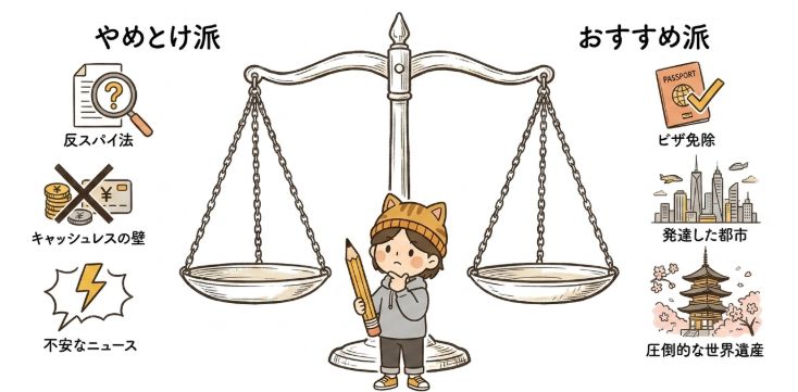 中国旅行がやめとけと言われる理由と、おすすめだと言われる理由の両方
