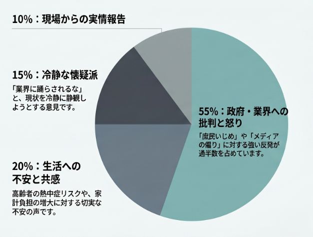 コメントから見た感情の傾向