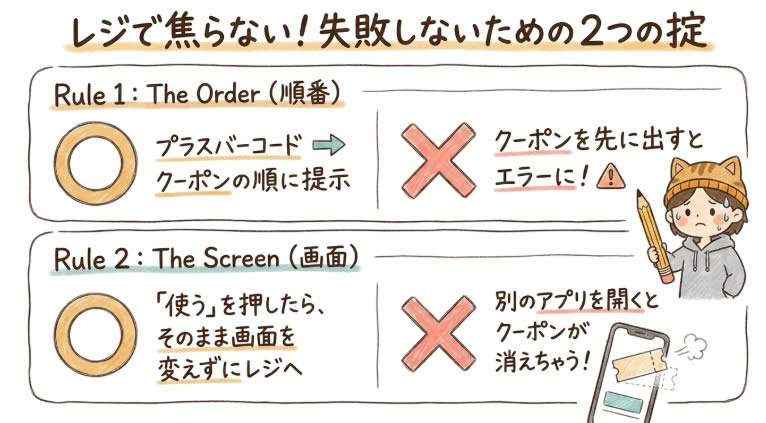 レジで焦らない！失敗しないための2つの掟