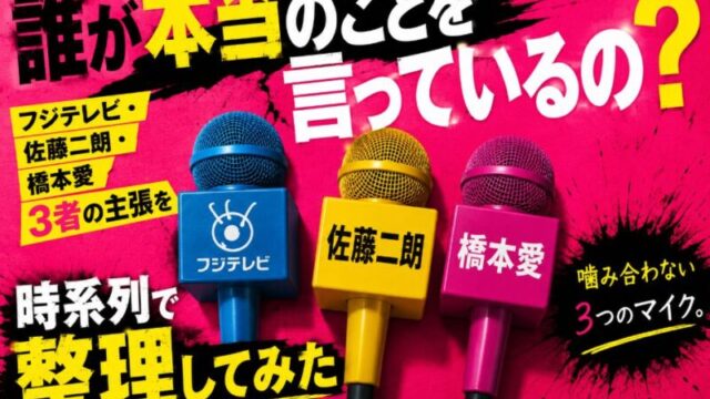 ヤフコメが異常「誰が本当？」フジテレビ・佐藤二朗・橋本愛、3者の主張を時系列で整理してみた