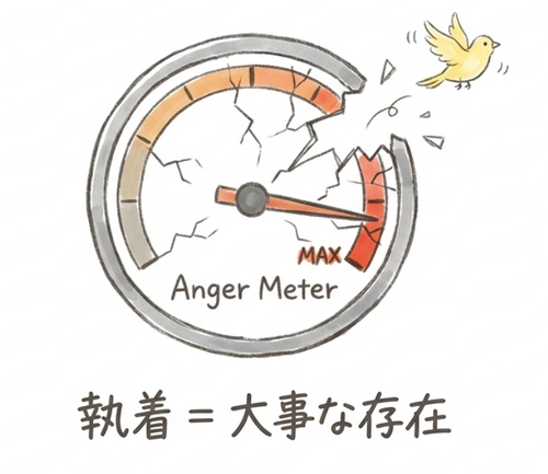 カナリアが逃げてしまい、清治が激しく怒る
