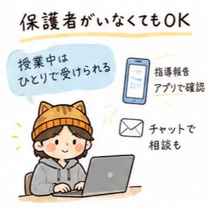 保護者がいなくてもOK